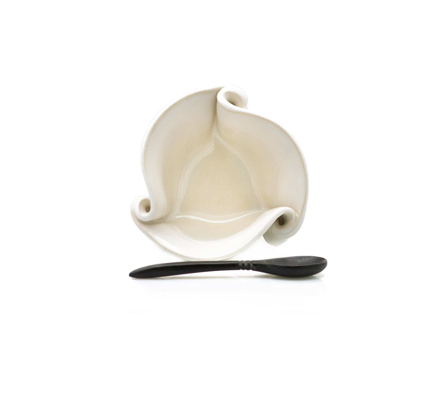 Porcelain Swirl Tiny Pot