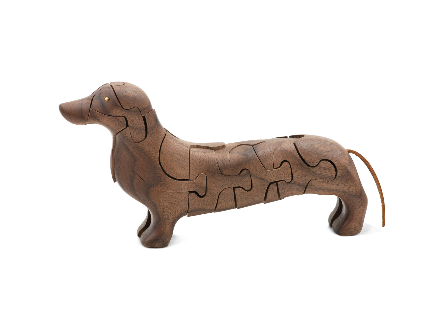 Walnut Dachshund Puzzle