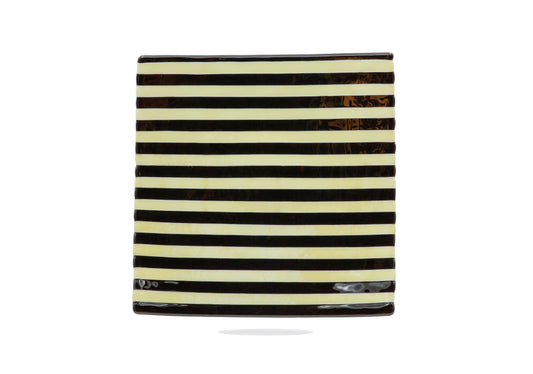 Tuxedo Stripe Square Platter