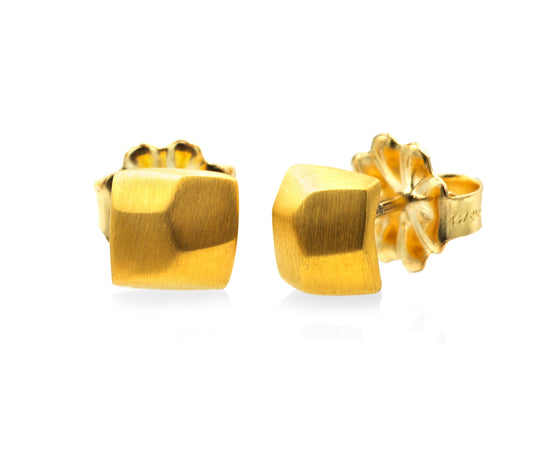 Philippa Roberts Faceted Square Post Earring