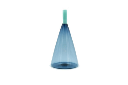 Handblown Cone Tube Top Vessel