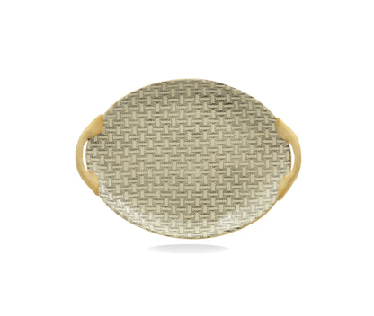 Terrafirma Small Oval Platter with Handles