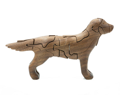 Walnut Labrador Retriever Puzzle