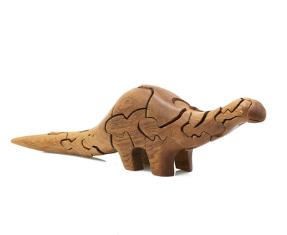 Walnut Brontosaurus Puzzle