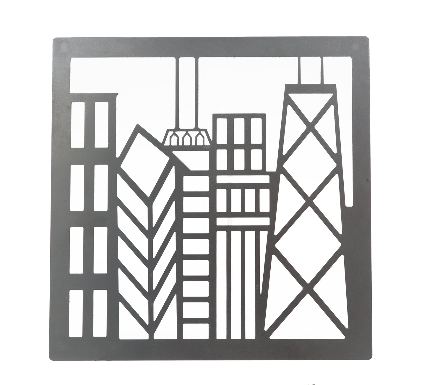 Stainless Steel Chicago Skyline Trivet