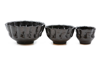 Ryan Greenheck Small Black Swivel Bowl