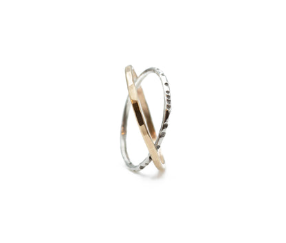 J&I  Crisscross Ring