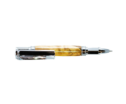 Pen-Ambrosia Burl Magnetic Cap Rolling Writer