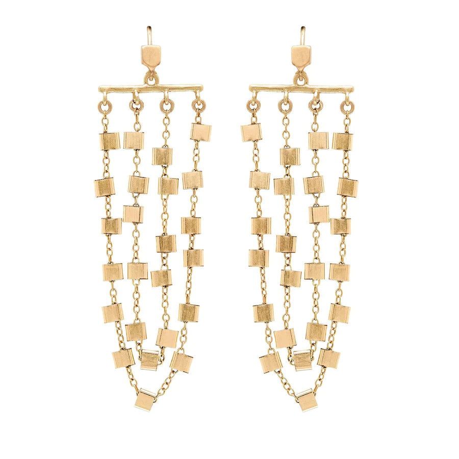 Julie Cohn Bronze Chapel  Earrings