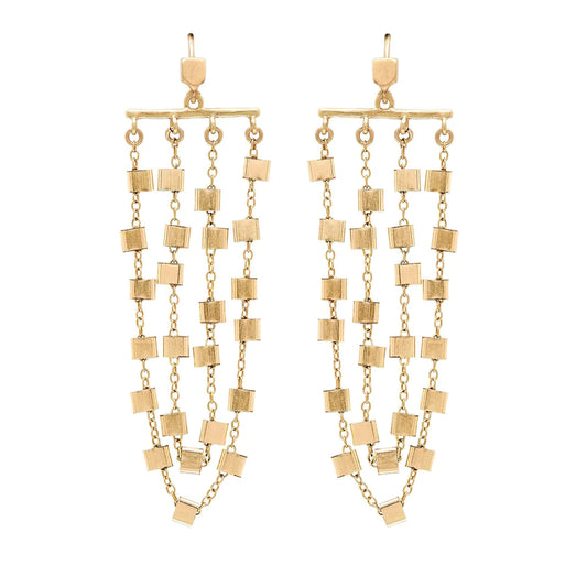 Julie Cohn Bronze Chapel  Earrings