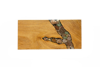 Treestump River Rock Sushi Board