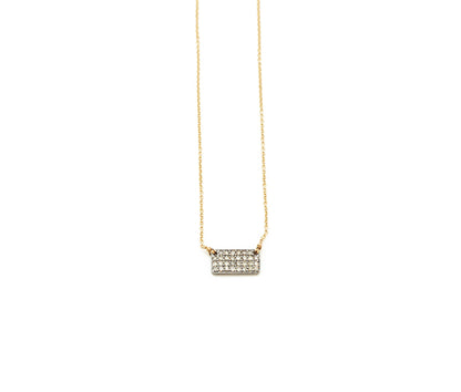 Dana Kellin Fine Pave Rectangle Necklace